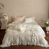 Haute Pearl TENCEL Bedding Set - White Romance
